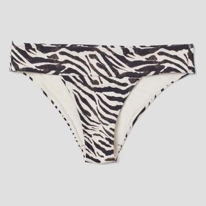 New H&M Brown Zebra Bikini Bottom